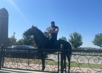 Акция «В люди» на берегу Грозненского водохранилища