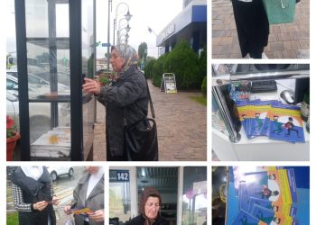 Уличное мероприятие по распространению брошюр и буклетов по финансовой грамотности по финансовой грамотности