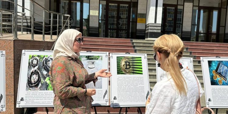 Выставка «Эволюция денег» в Национальной библиотеке г. Грозного